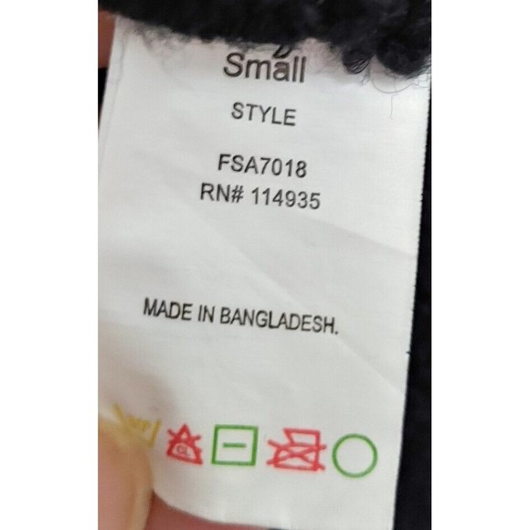 Alya Womens Textured Open Front Drapped Cardigan Color Black Size Small D01-0239 - Picture 7 of 11